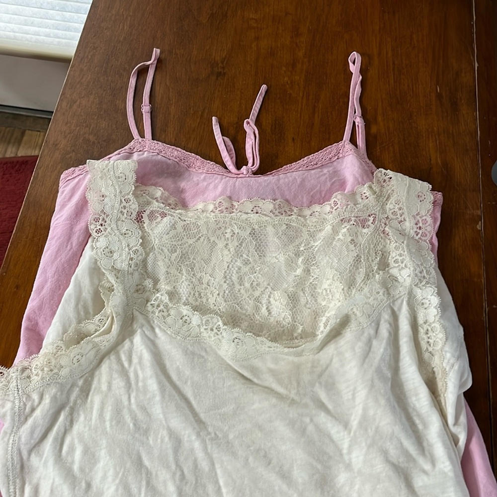 Bundle of 2 large tank tops
